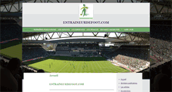 Desktop Screenshot of entraineurdefoot.com