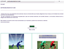 Tablet Screenshot of entraineurdefoot.com